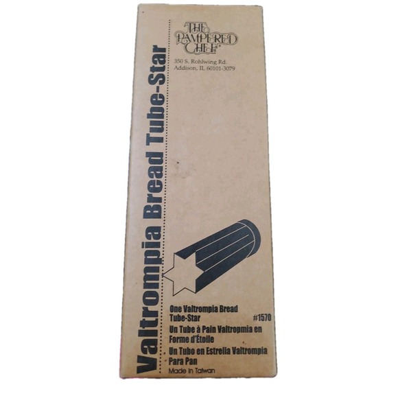 Pampered Chef Valtrompia STAR Bread Tube New In box #1570 - Picture 1 of 1